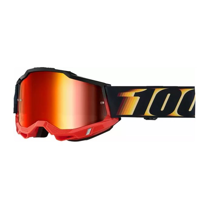 100% MX Goggles Accuri 2 Stamino2 Red Mirror